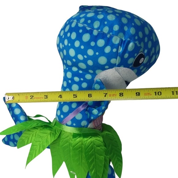 Build-A-Bear Shark Week Plush Hula Outfit Stuffed Animal Toy Blue BAB‎ - Picture 9 of 15